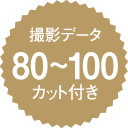 撮影データ80〜100カット付き