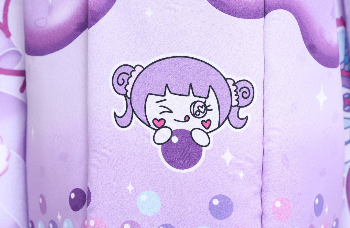被布に描かれたキャラクター しなこ