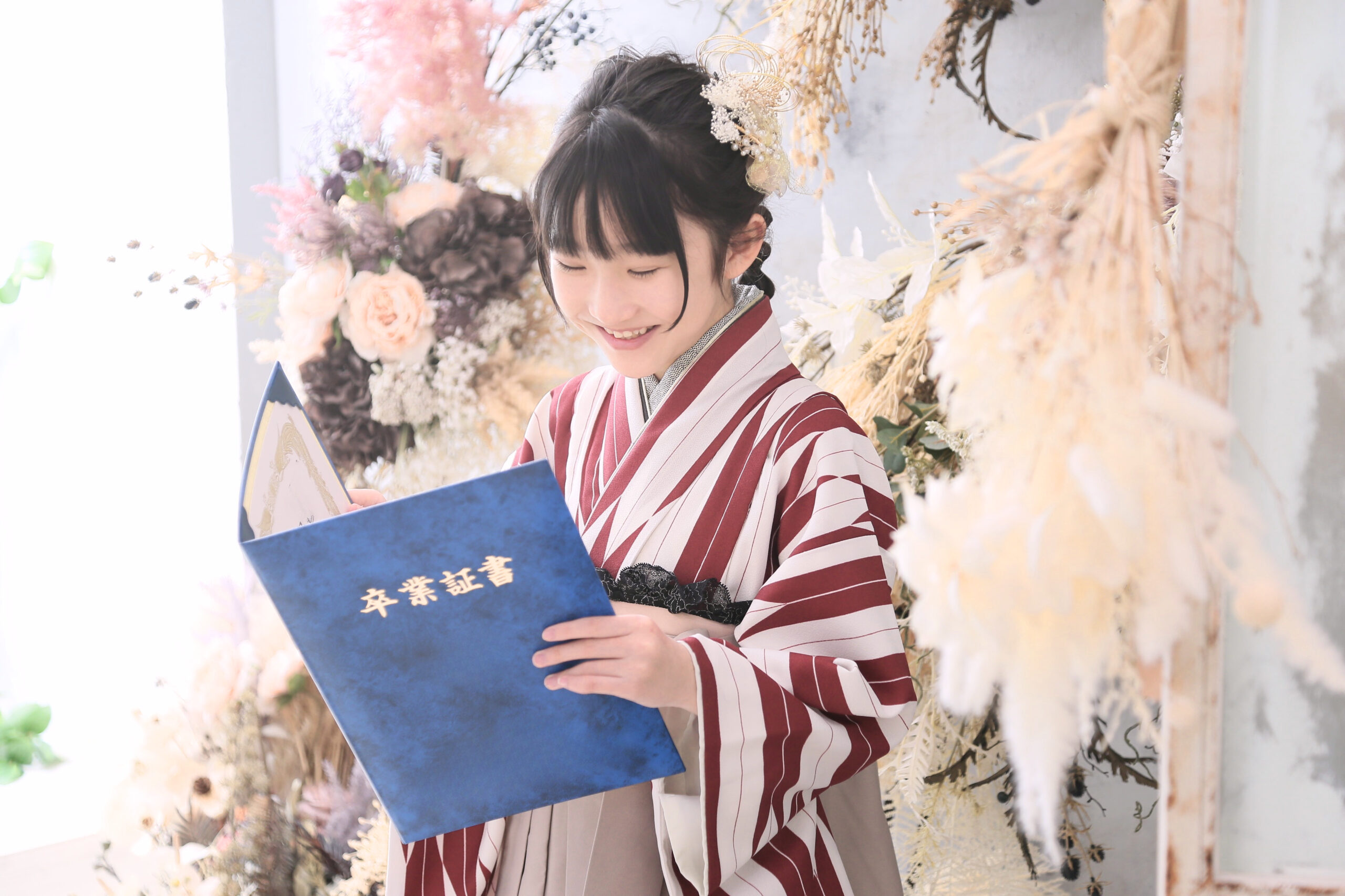 札幌　小学校卒業袴　前撮り